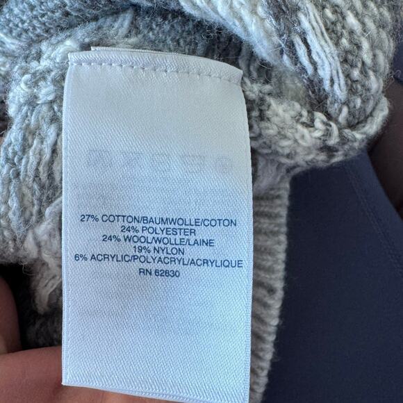 LANDS END Wool Blend knitted sweater, Mens Medium, Heavy & thick - Picture 7 of 9